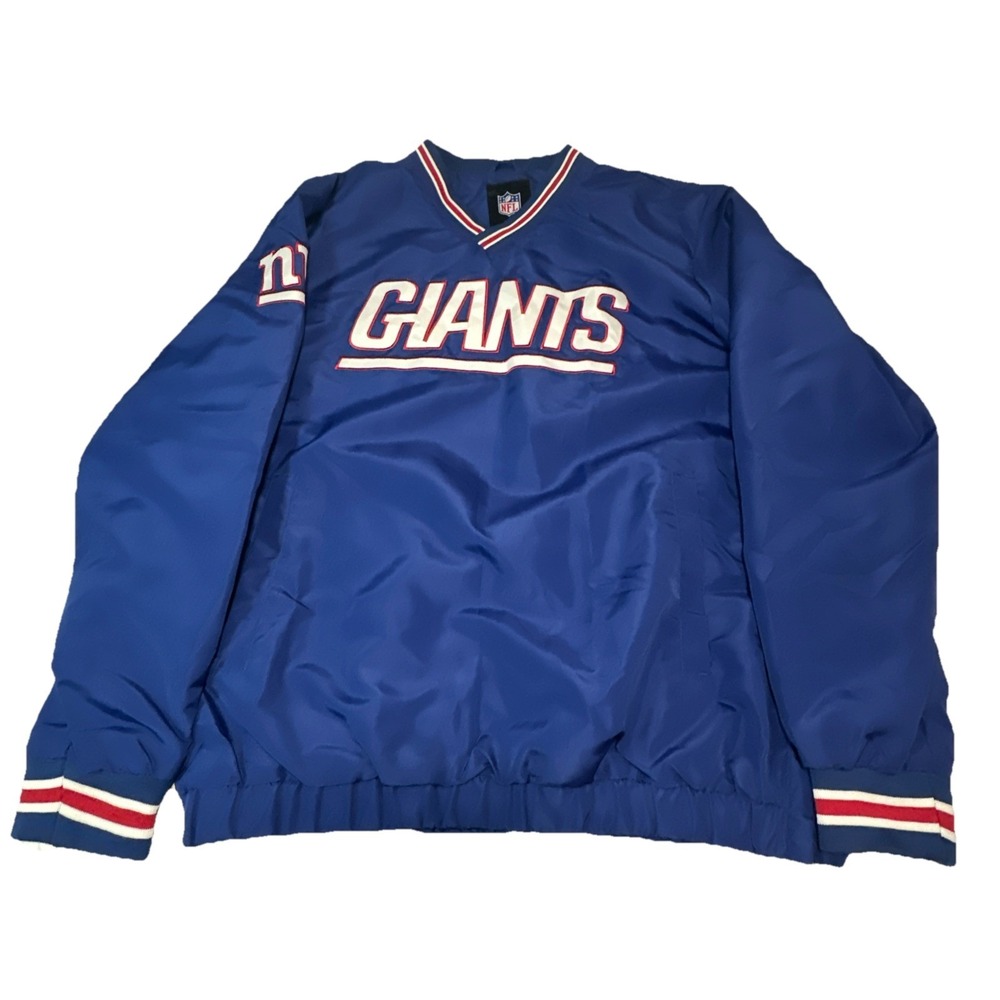 New York Giants Vintage NFL Pullover Jacket Windbreaker Men's Large
